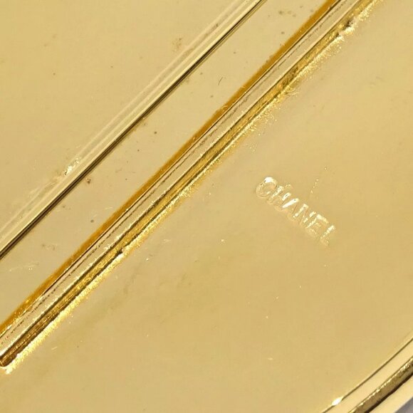 Chanel Bow Mirror Brooch Pin Gold 143905 - Picture 4 of 4